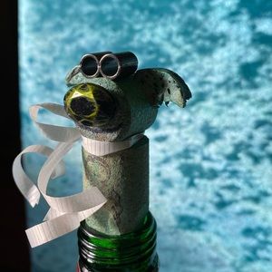 Flying Puppy ~ Cork Stopper
